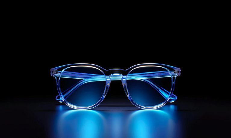 mobile optician replacing eyeglass lenses
